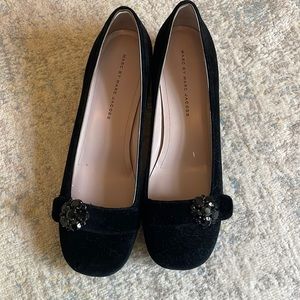 Marc Jacobs velvet loafers